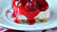 No Bake Cherry Cheesecake Bars
