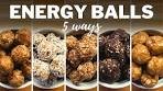 NO-BAKE ENERGY BALLS » 5 Flavours for Healthy Breakfast ...
