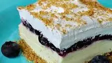 No Bake Lemon Blueberry Dessert