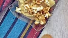 No Bake Lotus Cheesecake Shots with Butterscotch Popcorn