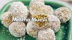 No-Bake Matcha Muesli Balls Your Body Will Thank You For