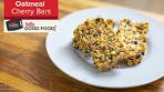 NO-BAKE Oatmeal Cherry Bars | Easy & Healthy Snacks