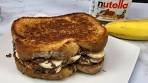 Nutella Banana Grilled Sandwich