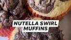 Nutella Swirl Muffins 🤩 | Persnickety Plates