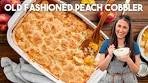 Old Fashioned Peach Cobbler