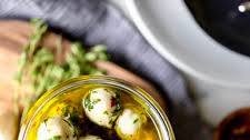 Olive Oil Marinated Mozzarella Balls