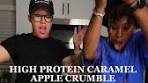 on Instagram: "HIGH PROTEIN CARAMEL APPLE CRUMBLE ...
