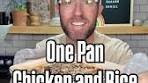 One Pan Chicken and Rice! #onepan #chickenandrice ...