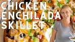 ONE PAN Chicken & Black Bean Enchilada Skillet [Great ...