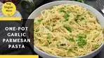 One Pot Garlic Parmesan Pasta Recipe