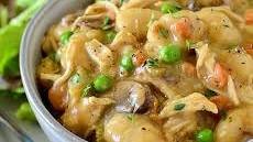 One Pot Gnocchi Chicken Pot Pie