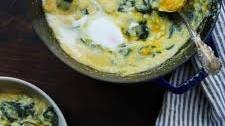 One Pot Parmesan Polenta with Eggs