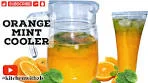 Orange mint cooler |Orange cooler recipe |Summer special ...