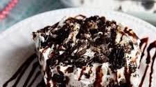 Oreo Brownie Poke Cake