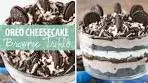 Oreo Cheesecake Brownie Trifle