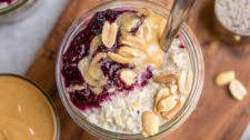 PB&J Overnight Oats