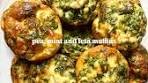 Pea, mint and feta egg muffins Makes 12! You will need… 8 ...