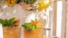 Peach and Basil Bourbon Smash