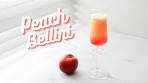 Peach Bellini Cocktail