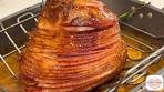 Peach Bourbon Glazed Ham | How To Bake The Perfect Ham