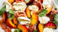 Peach, Burrata, And Prosciutto Salad