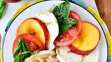 Peach Caprese Salad