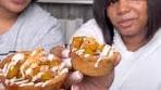Peach Cobbler Cookie Cups!! Me and @theonlyiamkayy ate ...