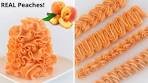PEACH Condensed Milk Buttercream REAL Peaches Silky ...
