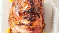 Peach Glazed Spiral Ham