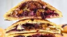 Peach Hand Pies with Blueberries and Walnuts