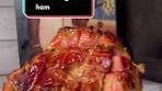 Peach & Honey Bourbon Glazed Ham Recipe