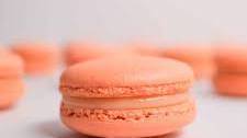 Peach Macarons