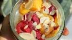 peach overnight oats 11g fibre + 17g protein for 2 servings: 1 ...