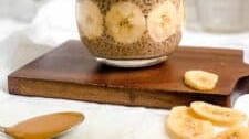 Peanut Butter Banana Chia Pudding