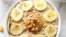 Peanut Butter Banana Overnight Oats