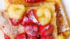 Peanut Butter Crepes Stuffed with Strawberries and Bananas