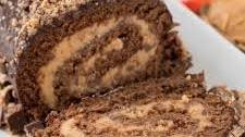 Peanut Butter Cup Cake Roll