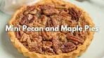 Perfect Bite-Sized Maple Pecan Pies Everyone Will Love
