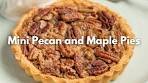Perfect Bite-Sized Maple Pecan Pies Everyone Will Love