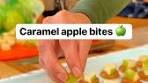 Perfect treat for fall Liz creates easy caramel apple bites using ...