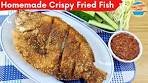 Perfectly Crispy Fried Fish with Sesame Seeds Recipe ...