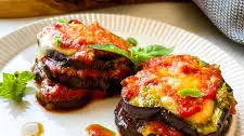 Pesto Eggplant Parmesan