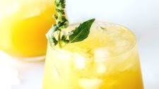 Pineapple Basil Rum Cocktails