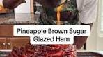 Pineapple Brown Sugar Glazed Ham Recipe