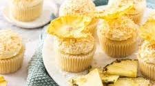 Pineapple Coconut Cupcakes (Pina Colada Cupcakes)