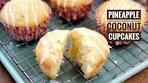 Pineapple Coconut Cupcakes | Soft & Moist