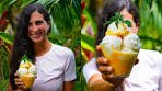 Pineapple Mango Mint Lime Sorbet ‍ Easy Raw Vegan Ice ...
