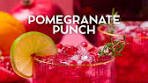 Pomegranate punch - SO GOOD. Refreshing, light and not ...
