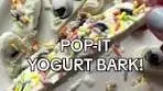 POP-IT YOGURT BARK!🌈🫐 #yogurtbark #easyrecipes ...