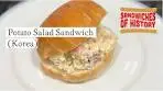 Potato Salad Sandwich (Korea) on Sandwiches of History⁣